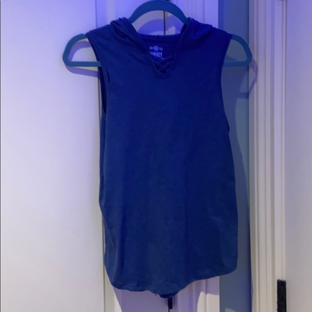 Blue tank top